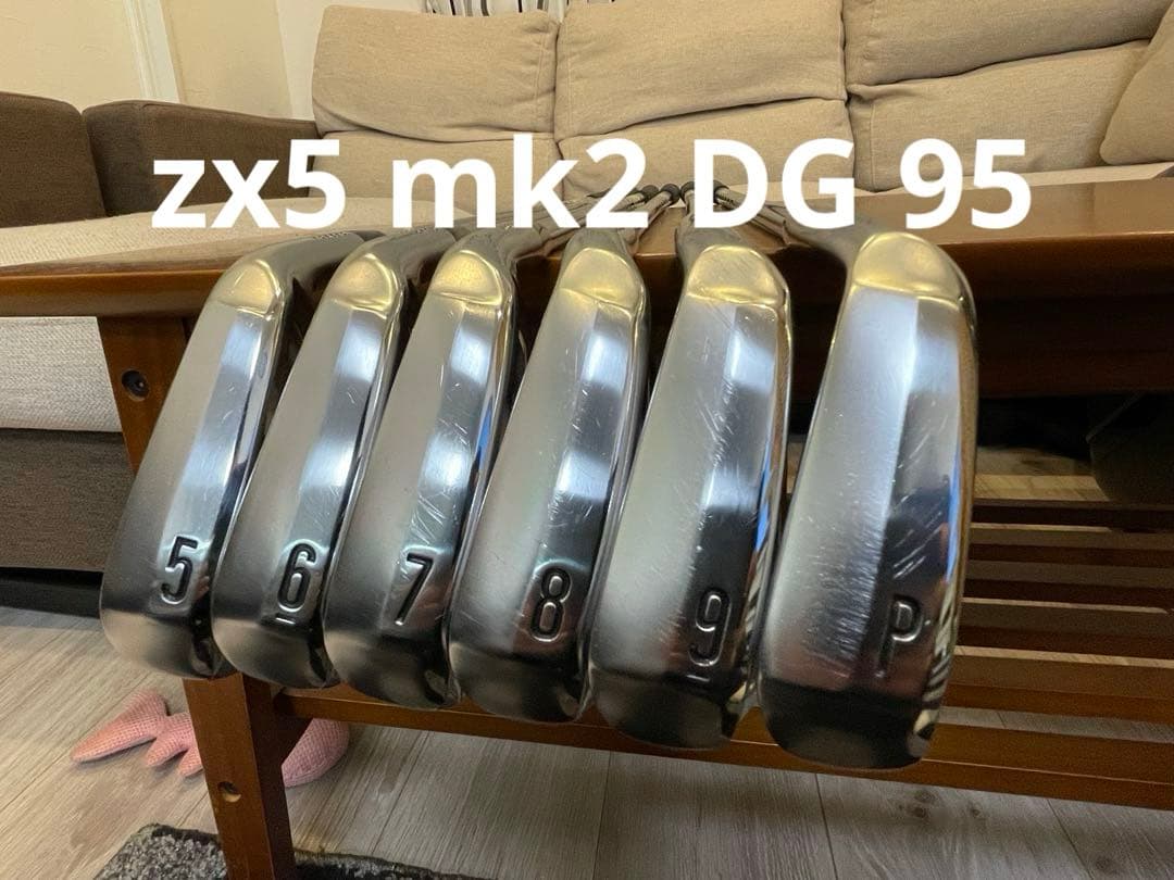 スリクソン　ZX5 MK2アイアン　DG 95【美品】　6本セット