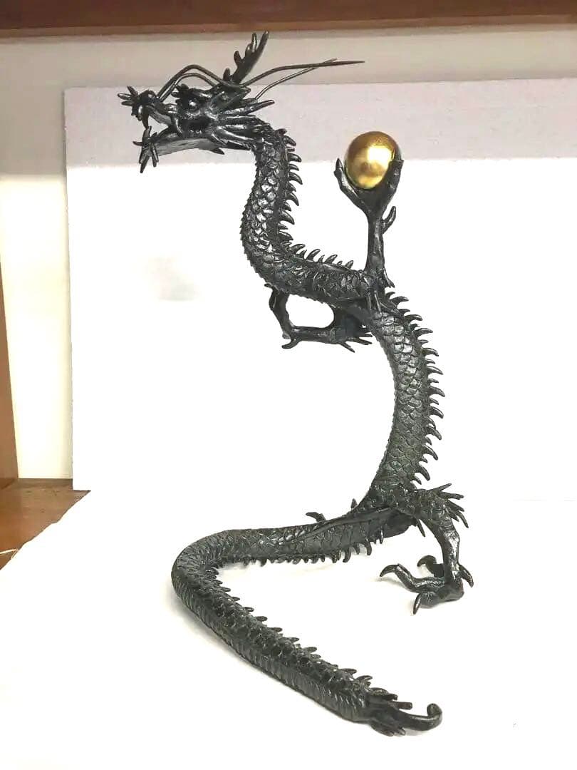 銅製・特大龍「左向き」