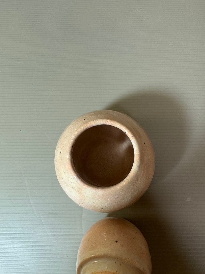 2755 朝日窯　松露庵　松林豊斎作　瓢箪型　置物　未使用