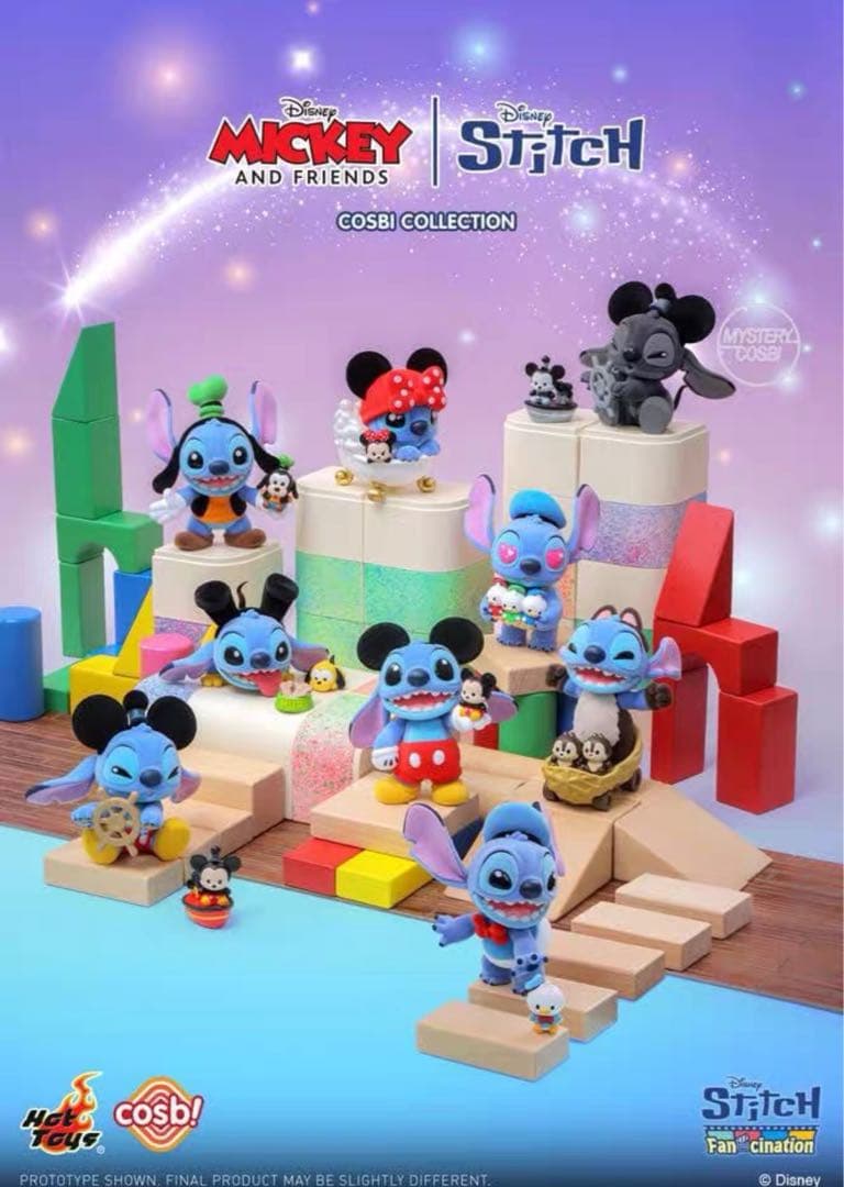 HotToys ミッキー＆フレンズ スティッチ COSBI フィギュア8点セット