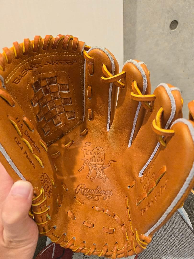 Rawlings 軟式HOH CK4 リッチタン バスケットウェブ