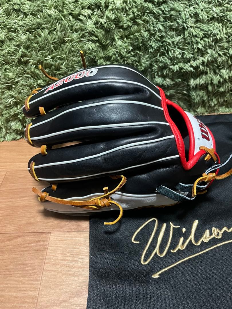 美品 Wilson A2000 1975 硬式内野手用グラブ ブラック×ホワイト