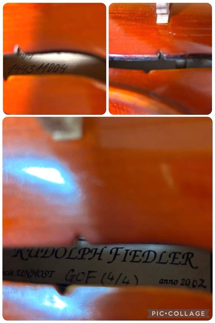 RUDOLPH FIEDLER バイオリン G0F 4/4 2002年