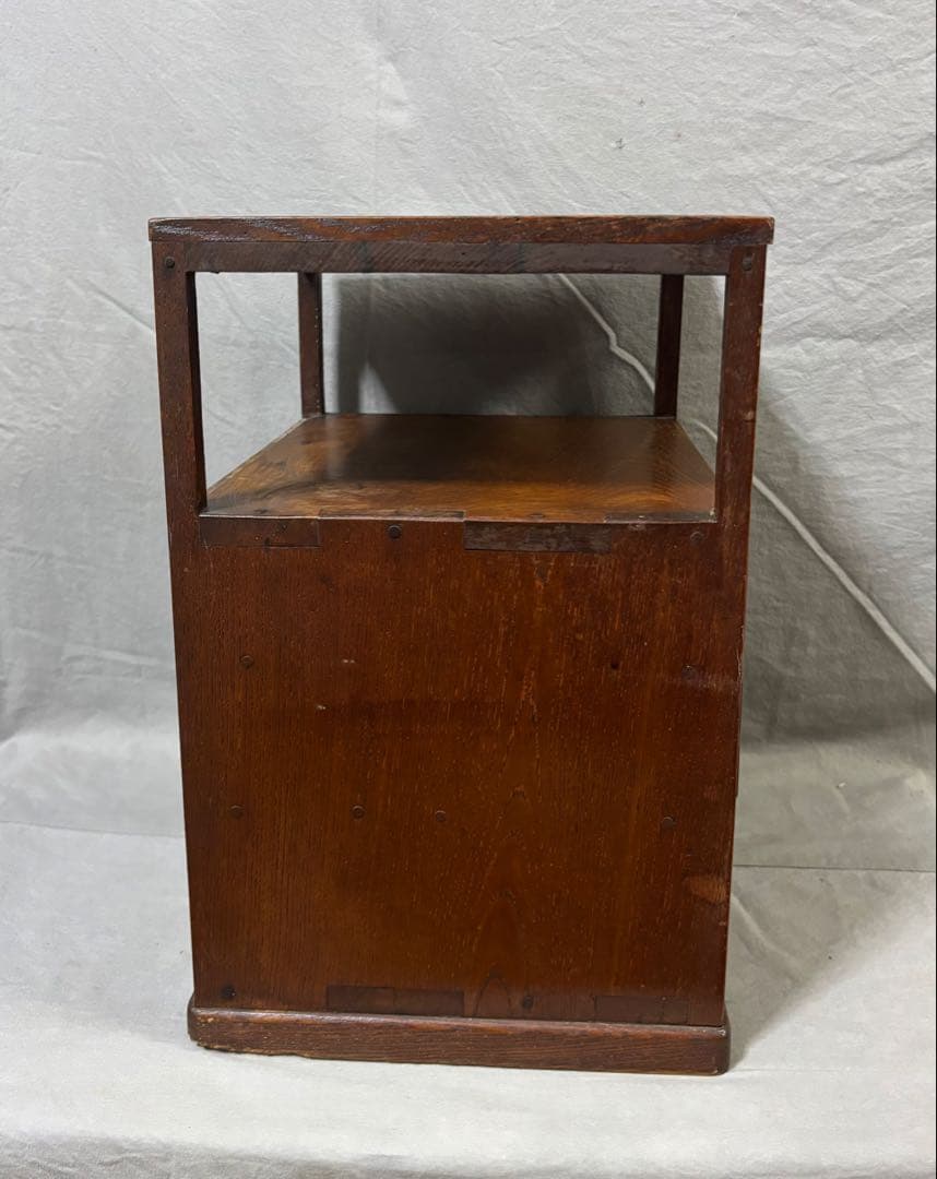 時代小箪笥 欅材 天然木 アンティーク家具 ビンテージ 木製箪笥