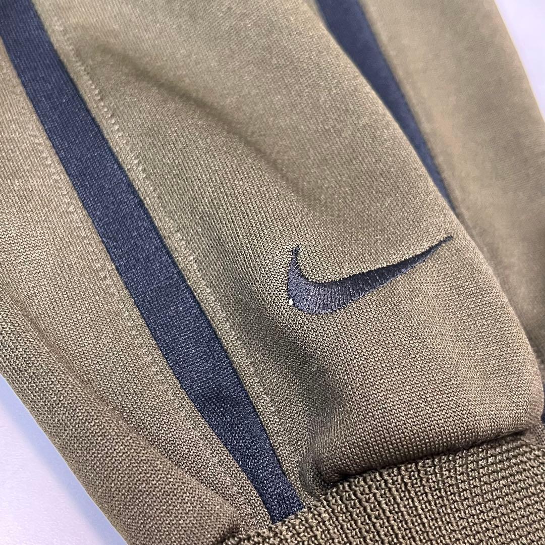 NIKE セットアップ 刺繍ロゴ カーキ XL L