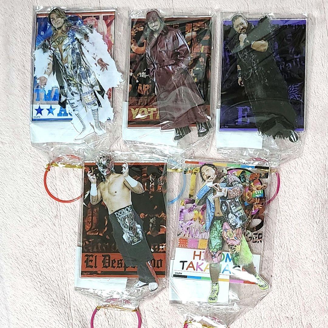 GIGO限定 新日本プロレス ビッグアクリルスタンド 全5種 コンプリート