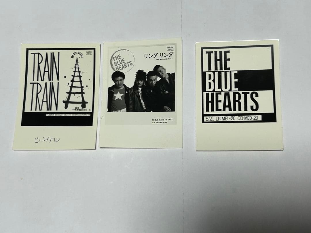 ブルーハーツ 宣材ポジ 3枚セット