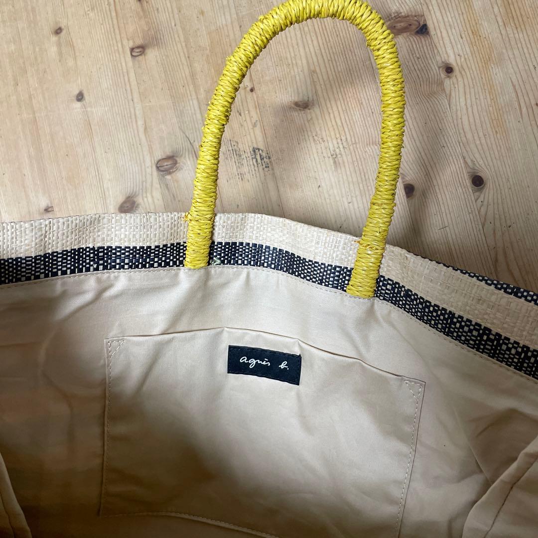 イエナ　美品アニエスべー　ラフィアバッグ