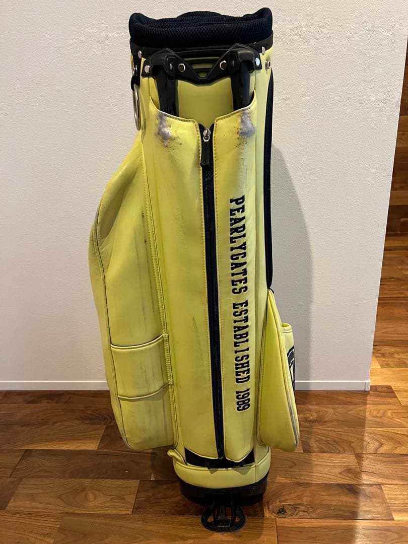 パーリーゲイツ スタンド式キャディバック イエロー