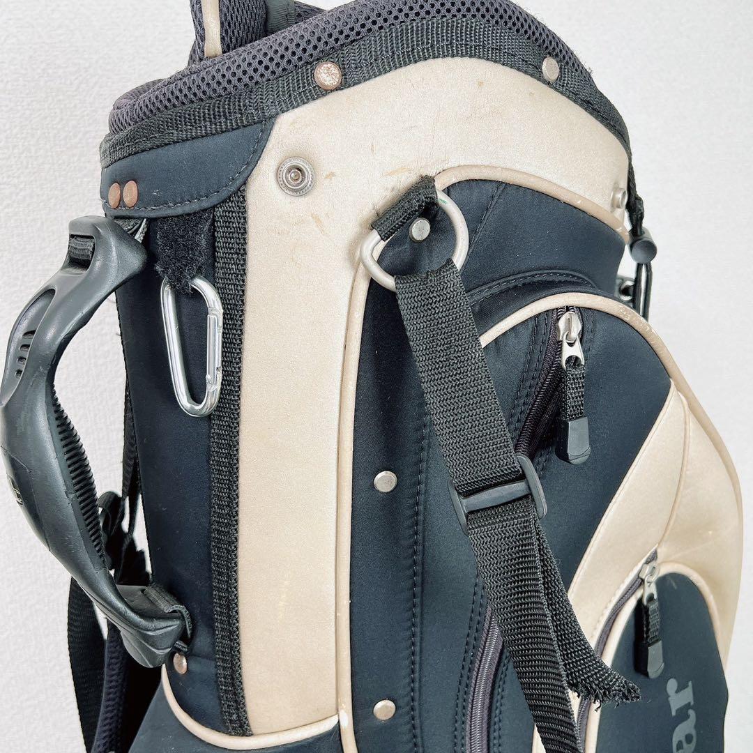 マンシングウェア スタンドキャディバッグ 8分割 9型相当 フード付ペンギンロゴ