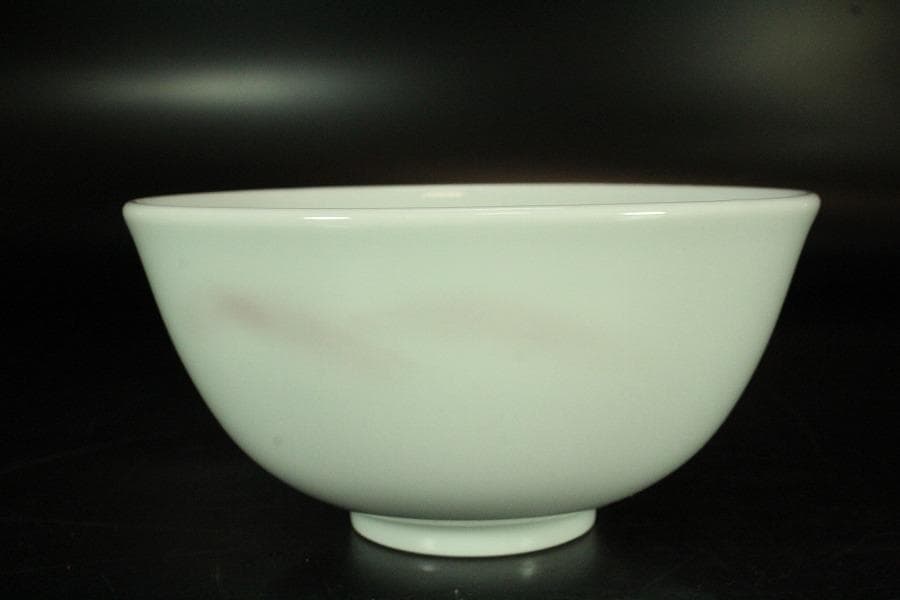 茶道具 抹茶碗 紅彩山 煎茶 作家物 在名 美品 共箱(K-YC422)