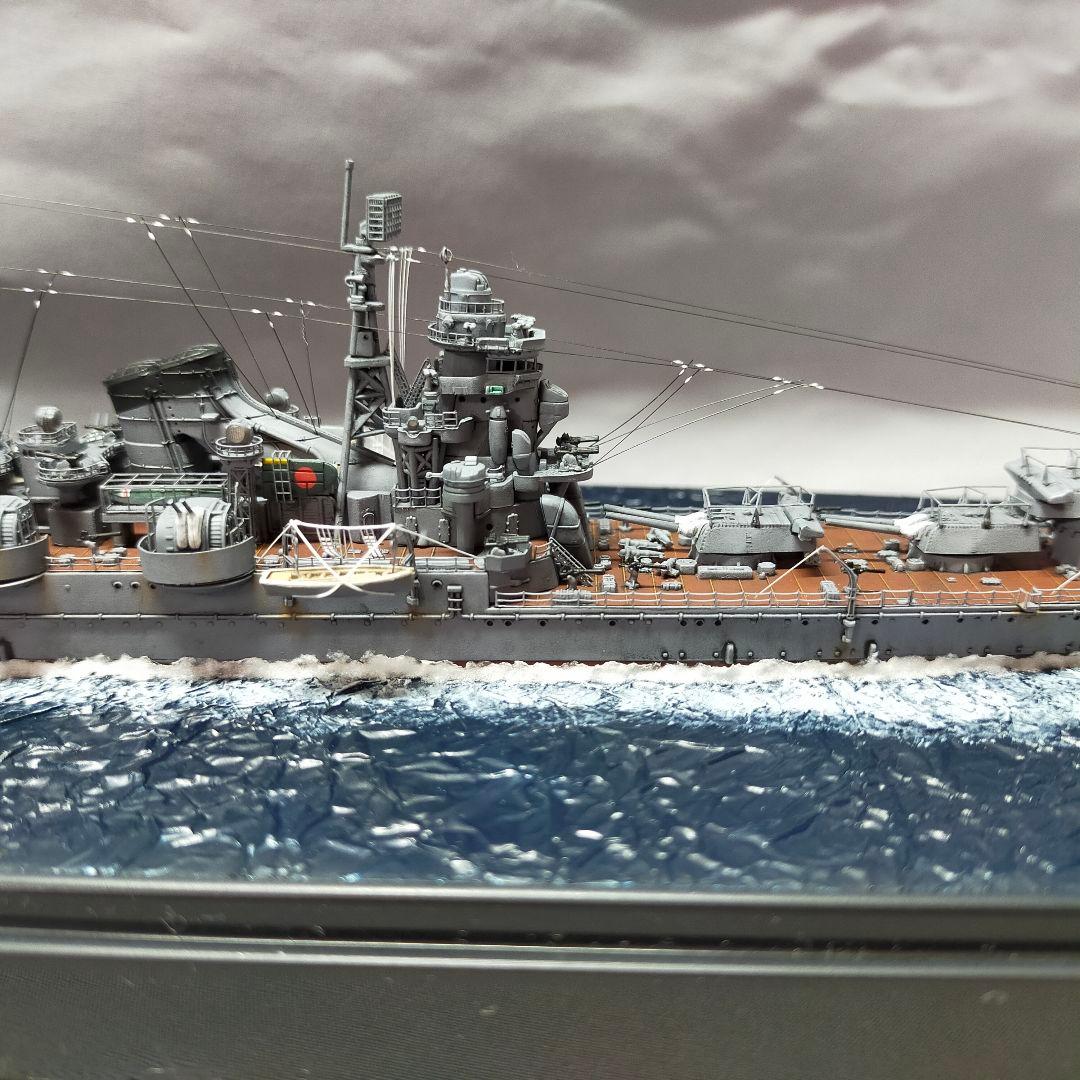 日本海軍 重巡洋艦利根 フジミ 1/700 完成品