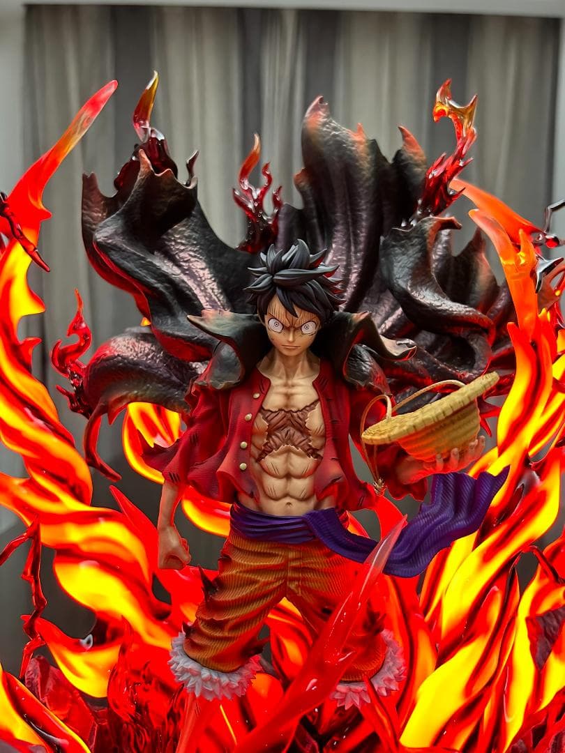 ワンピース 覇王色の覇気 新四皇 ルフィ ガレージキット フィギュア