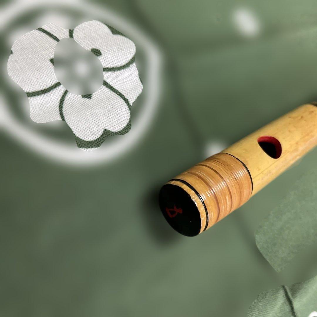 篠笛 獅子田流竹水5本調子6穴天地籐巻￼ 15,800円を13,800円で提供‼️