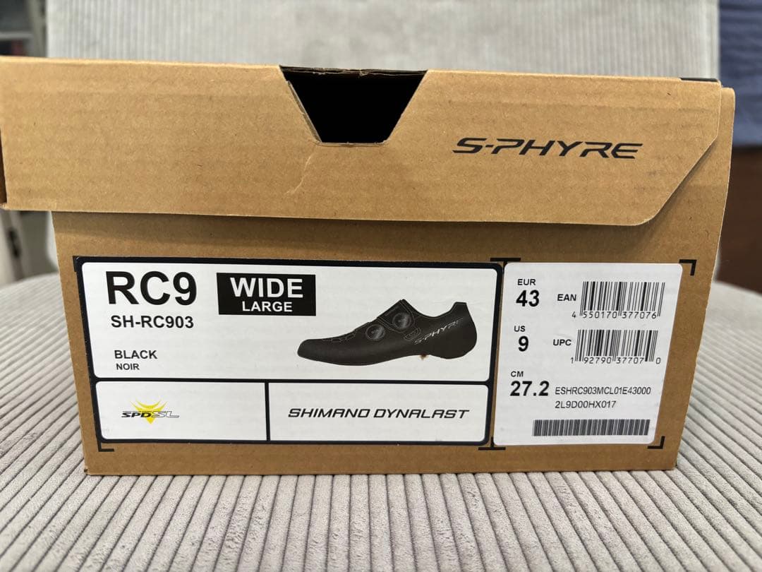 Shimano SH-RC903 ワイド43 27.2cm