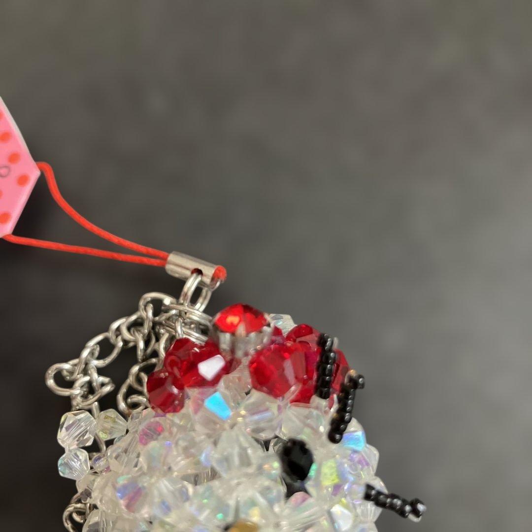 ハローキティ　ビーズマスコット　ストラップ