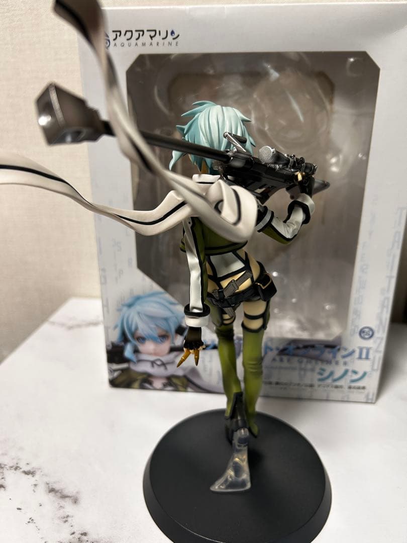 ソードアートオンライン シノン フィギュア2体セット アクアマリン プラテアード