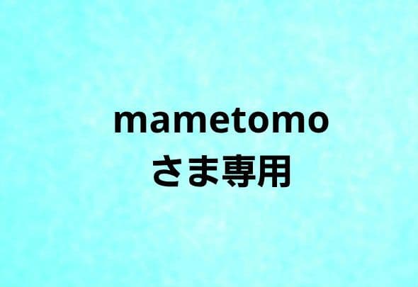 mametomoさま専用