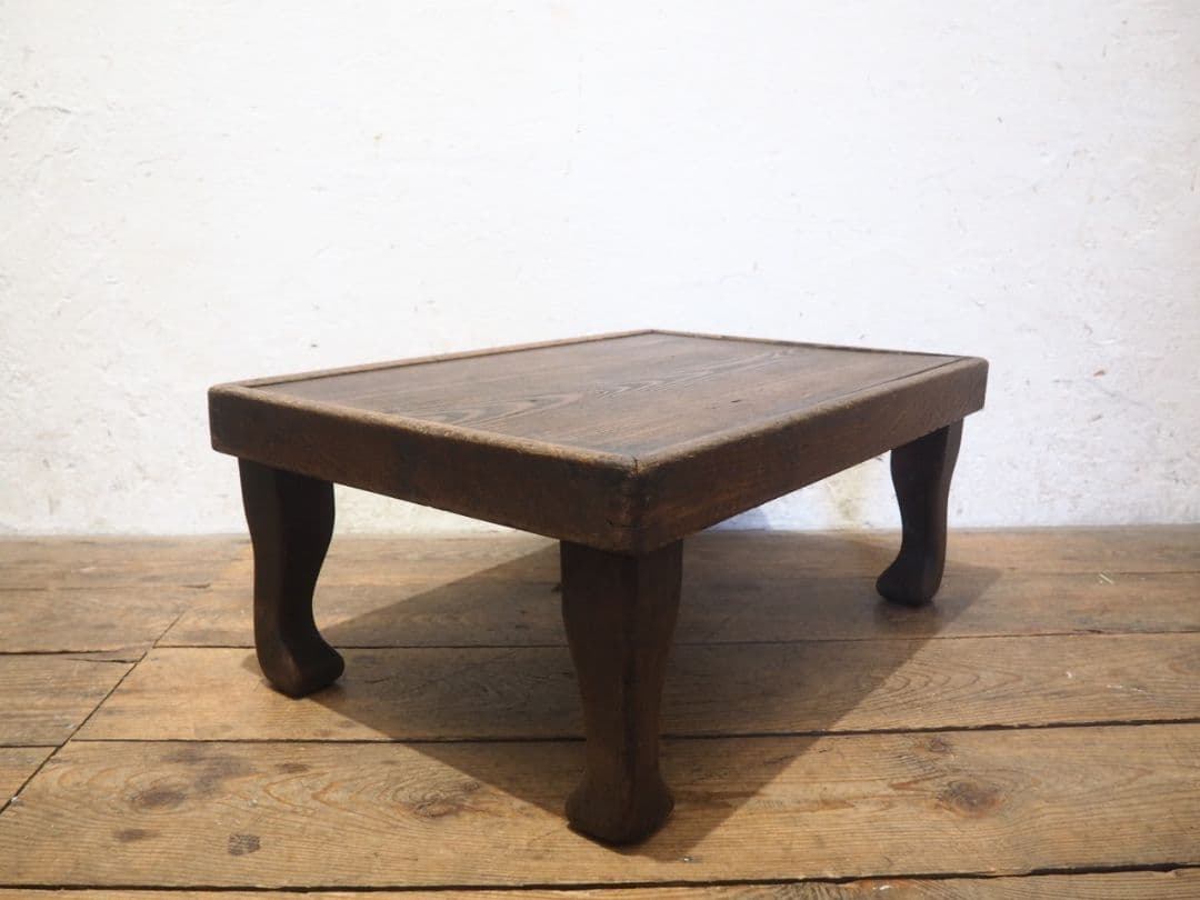 1262 アンティーク　無骨なローテーブル　座卓　ちゃぶ台　展示台　昭和レトロ