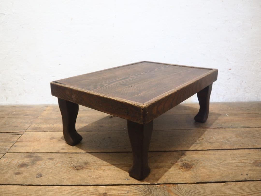 1262 アンティーク　無骨なローテーブル　座卓　ちゃぶ台　展示台　昭和レトロ