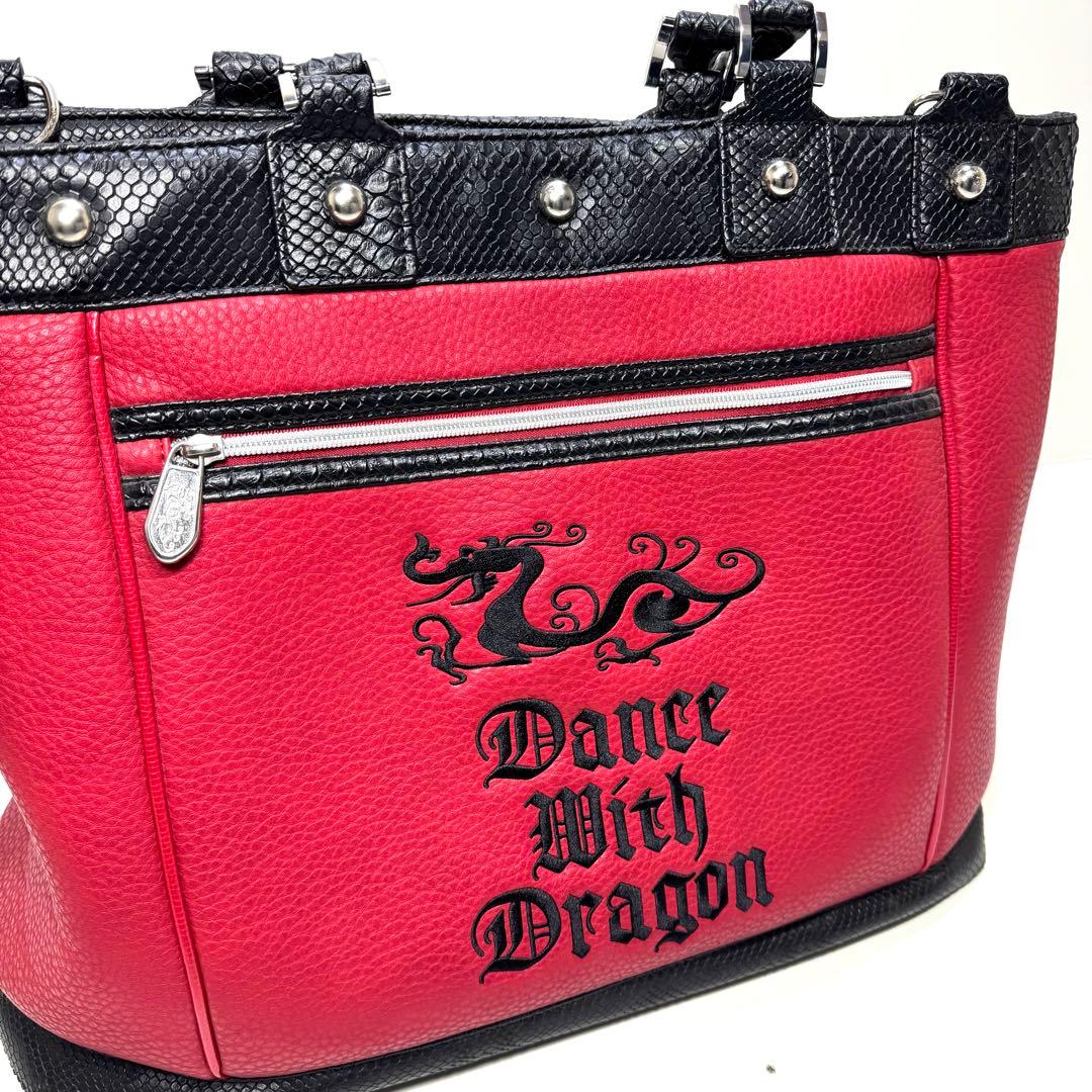 DANCE WITH DRAGON トートバック　レザー　ダンスウィズドラゴン