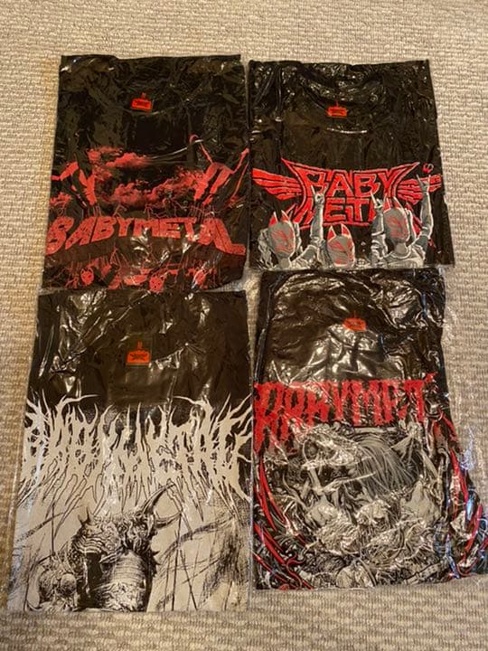 〔激レア新品全4種類〕BABYL 韓国　メタリカツアーTシャツ