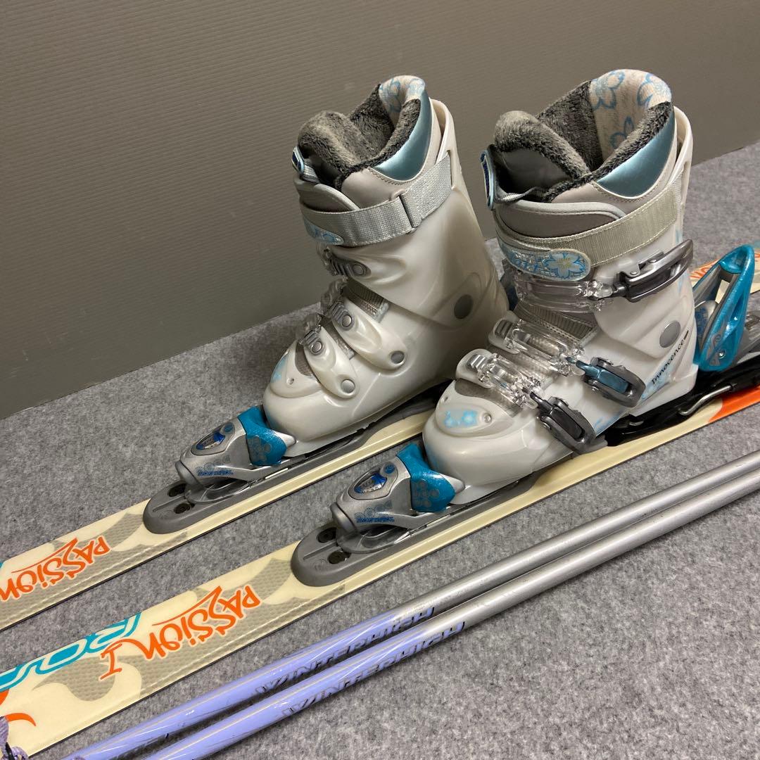 ★メンテナンス済　大人スキーセット 板146cm ブーツ24.5cm