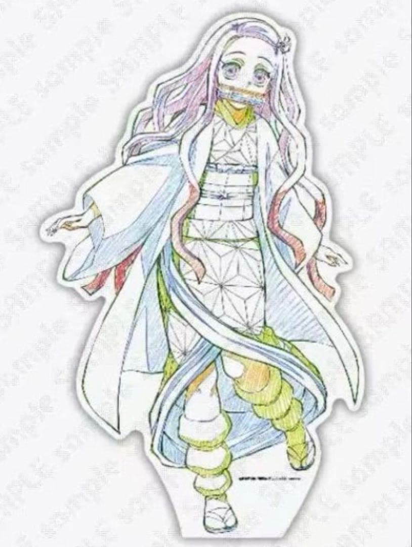 鬼滅の刃 ダイニング　書き下ろしイラスト スタンディPOP原画版 竈門禰豆子