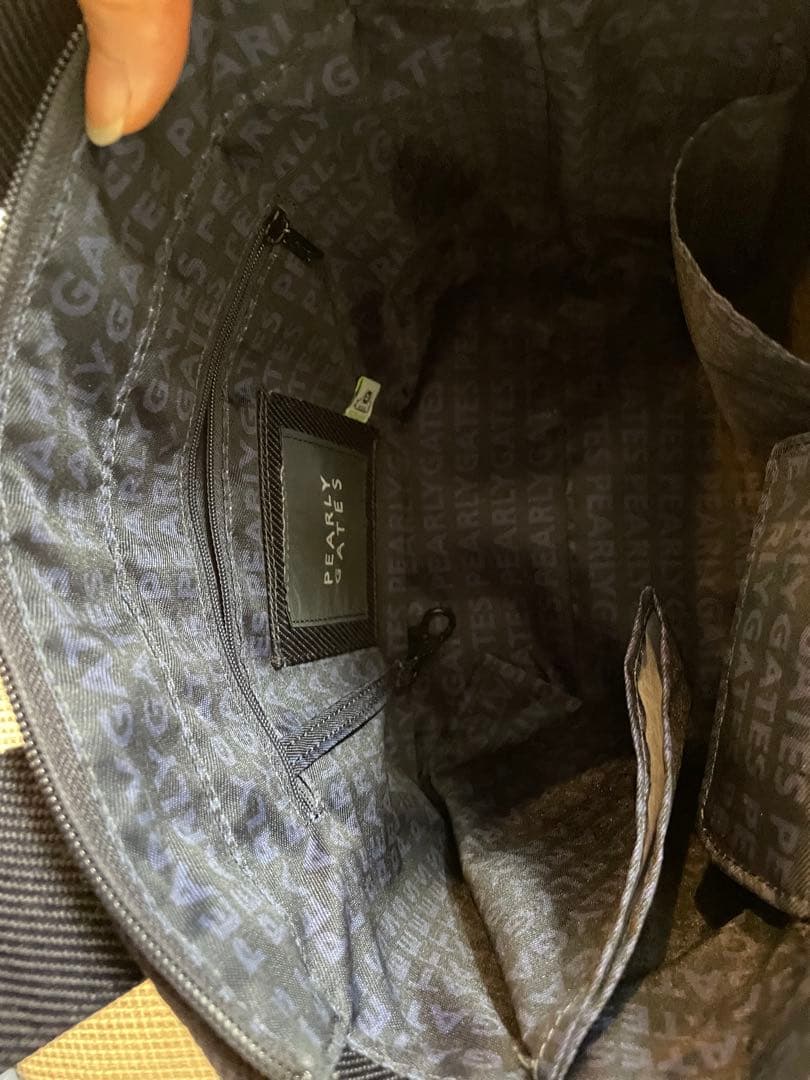 【超美品】PEARLY GATES パーリーゲイツ カートバッグ ブラック