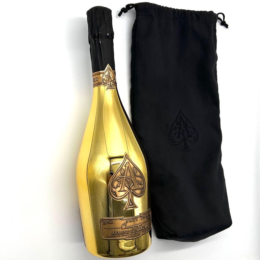 【新品未開封】アルマンド ゴールド 750ml 保存袋あり シャンパン 綺麗