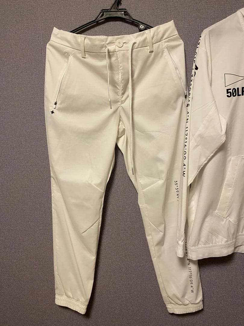 adidas 50LF ホワイト フーディ パンツ セット
