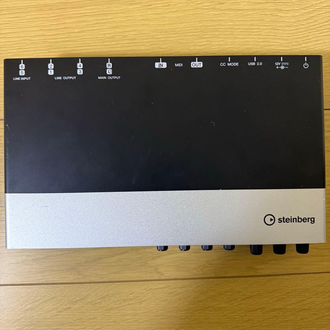 【動作OK】SteinbergUR44オーディオインターフェース 6in4out