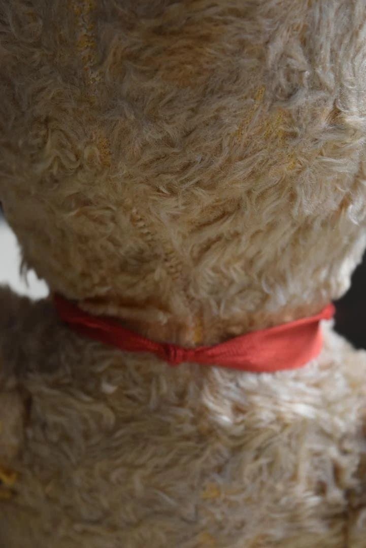 フランスアンティーク たくさん可愛がられたテディベア 熊ぬいぐるみ