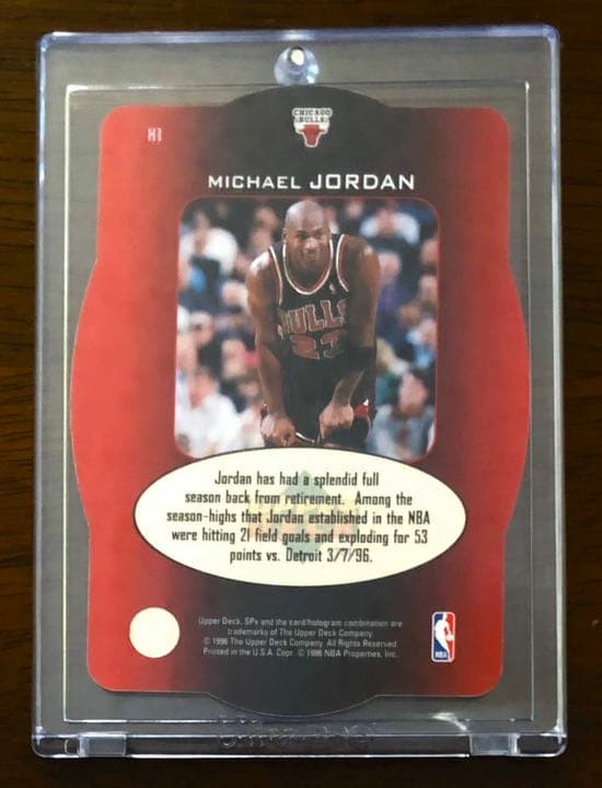 その他 MICHAEL JORDAN 1996 SPX HOLOVIEW HEROES