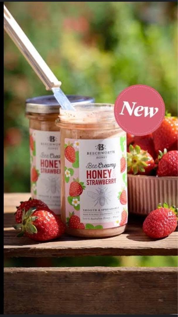 オーストラリア　BEECHWORTH ハチミツ　パッションフルーツ　いちご