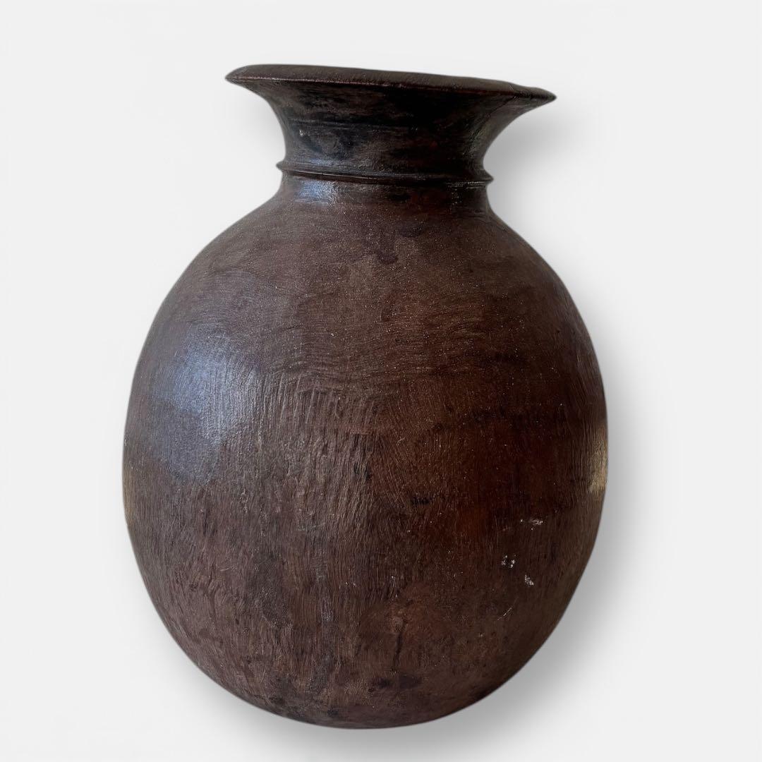 【民藝・プリミティブ】古木 くり抜き 木鉢 木桶 原木　花器含む 6点セット