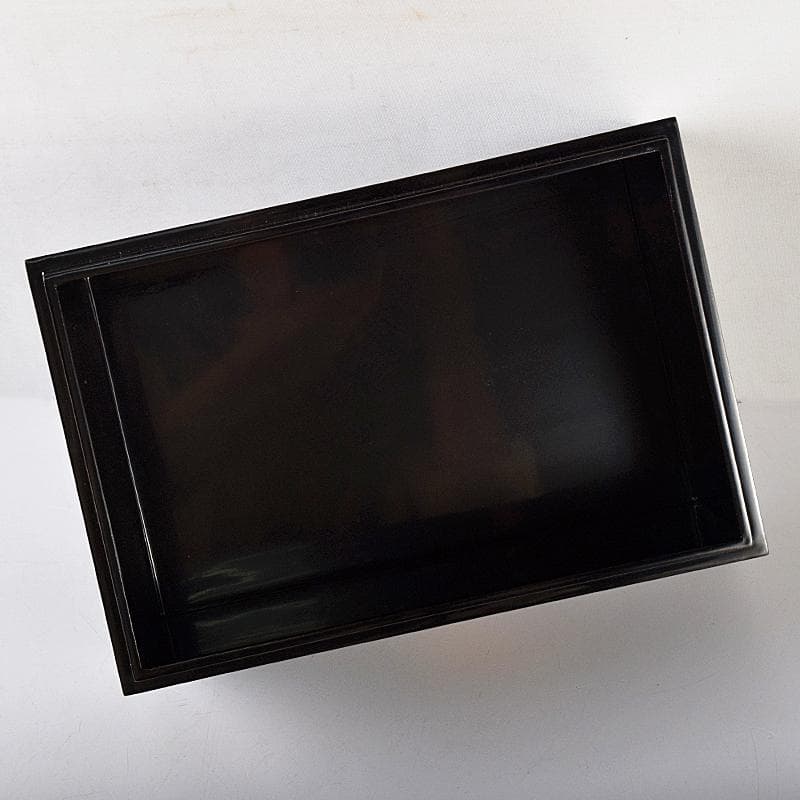 りんしゃん　輪島塗　岡山玉鳳雪月花蒔絵茶箱茶碗棗一式　共箱　U　R8427