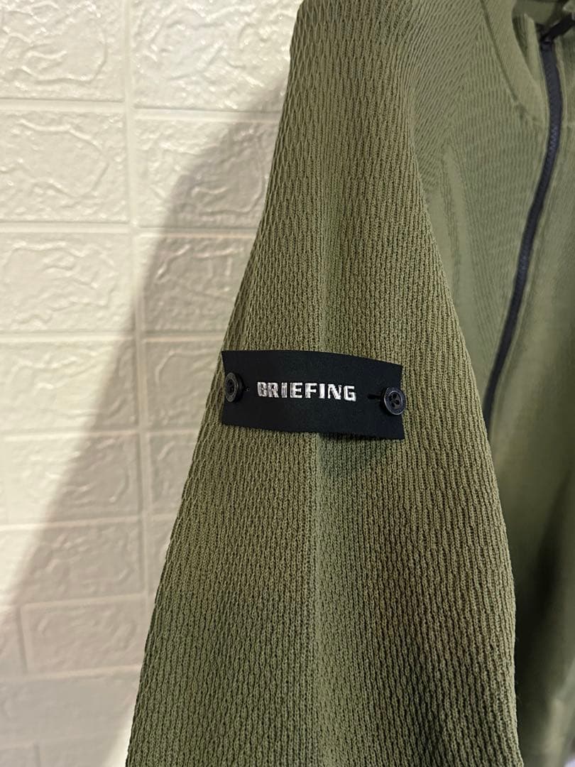 BRIEFING ブリーフィング ニットカーディガン グリーン Lサイズ