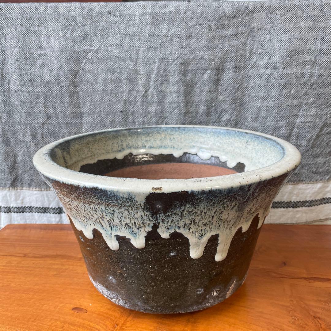 堤焼　植木鉢