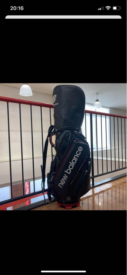 【あずき】New Balance Golf キャディバッグ　ゴルフバッグ