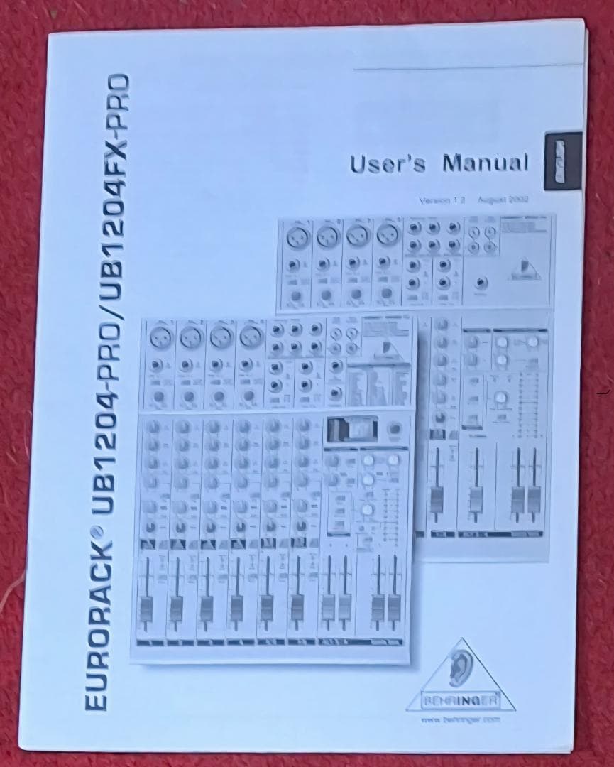 Behringer Eurorack UB1204PRO （本体）＋電源ケーブル