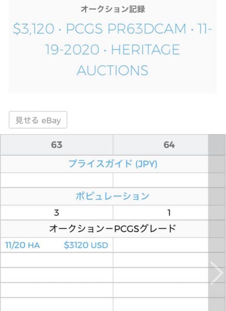 イギリス 1893ヴィクトリア 1/2クラウン銀貨 PCGS PR63DCAM