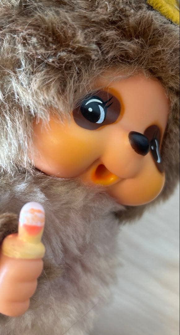 昭和レトロ　モンチッチ　タヌタヌ　セキグチ　レインボー　ぬいぐるみ　グッズ