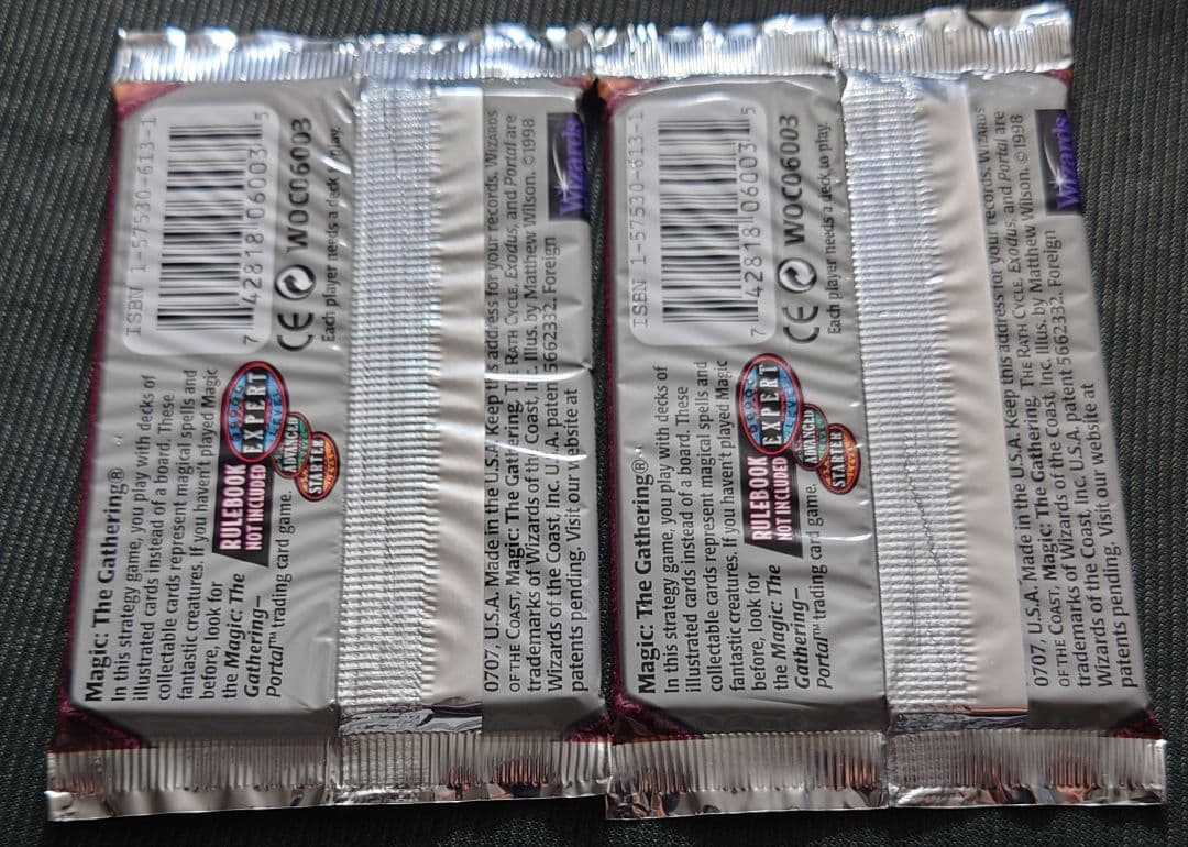 mtg 稀少 絶版 英語版 ブースターパック 2個セット エクソダス exo