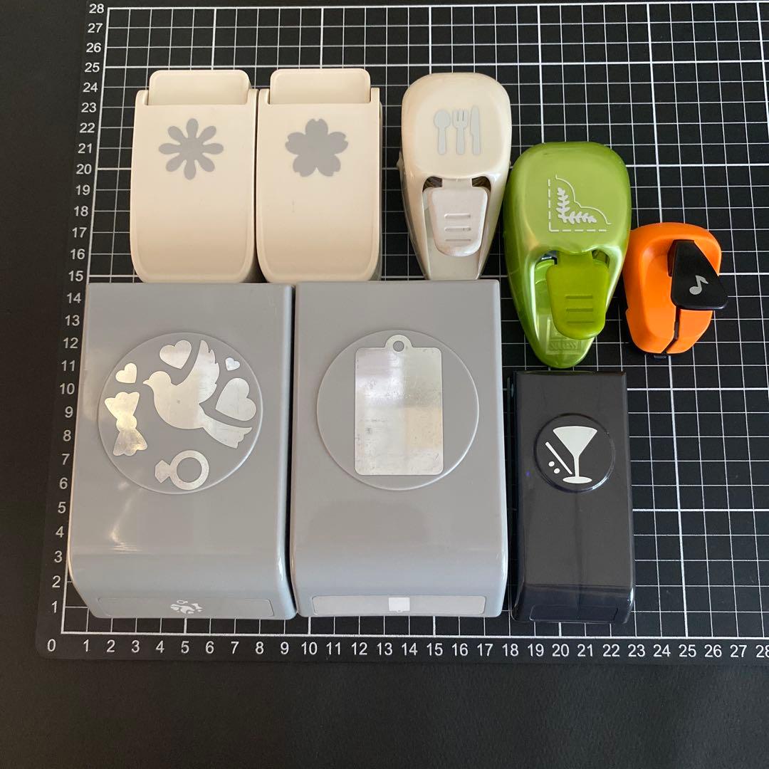 廃盤・レアパンチセット【EK・呉竹・DECOP】 【タグ・桜・お花・ナイフ…