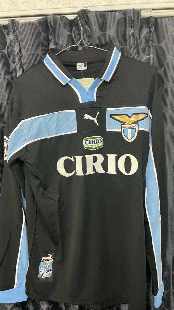 Puma SS Lazio ブラックシャツ Lサイズ