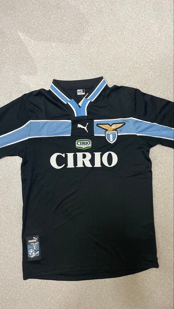 Puma SS Lazio ブラックシャツ Lサイズ