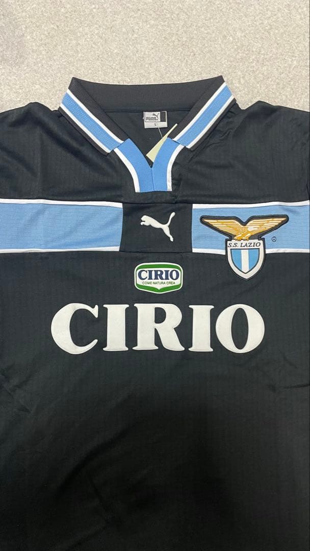 Puma SS Lazio ブラックシャツ Lサイズ