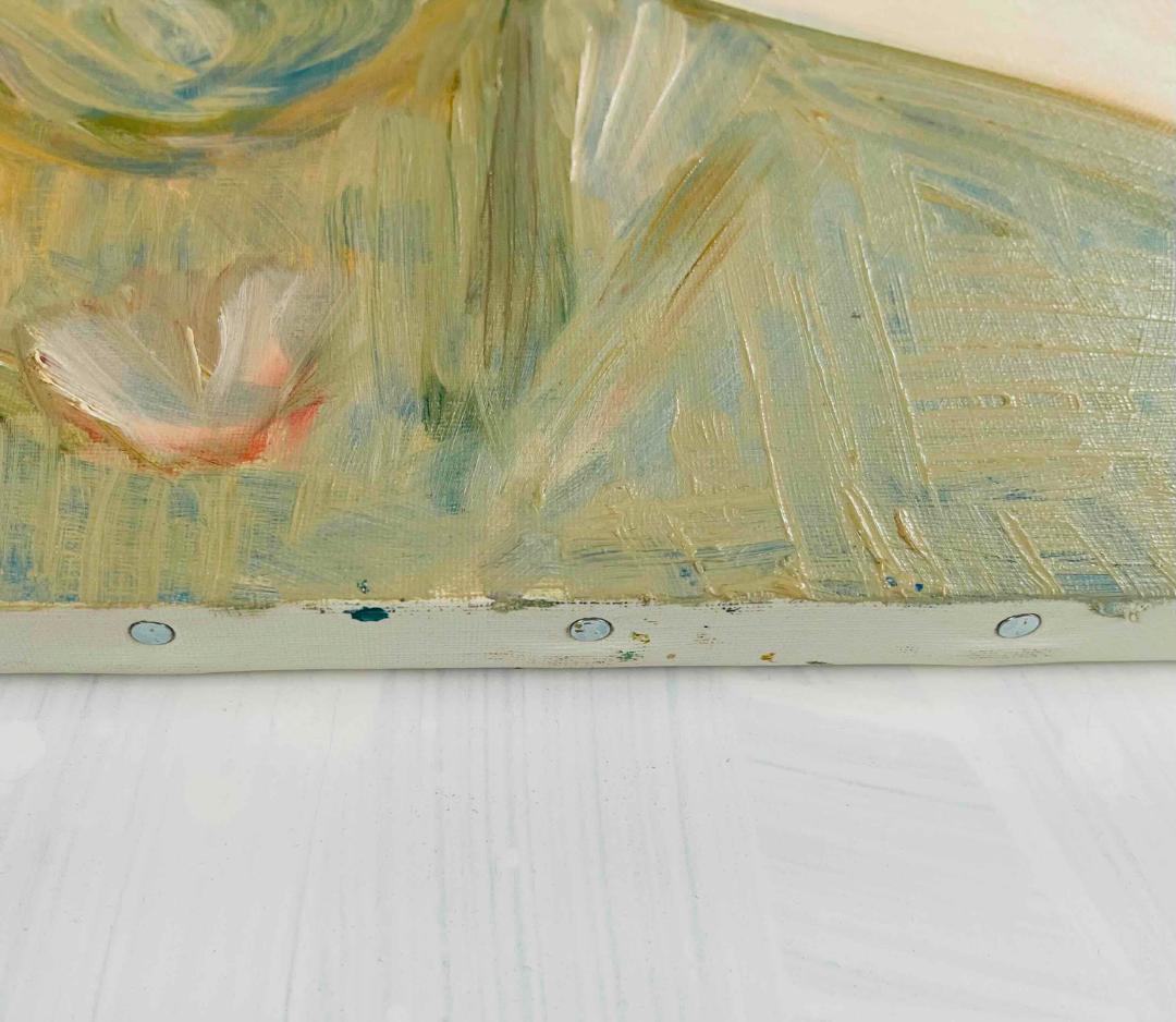 38×46㎝「ビリビリうんちだった」F8・原画・油彩