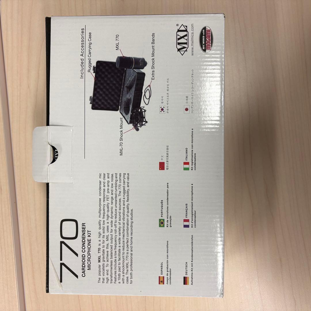 MXL 770 コンデンサーマイクキット